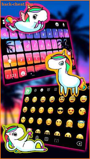 Sunset Beach 2 Keyboard Theme screenshot