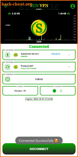 SUNVPN screenshot