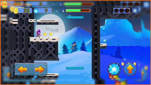 Supe Sonic Temple Blue World Runner adventure jung screenshot