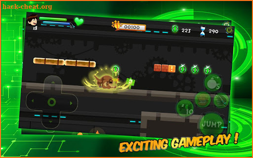 👽 Supehero Kid Ben: Ultimate Alien Power Surge screenshot