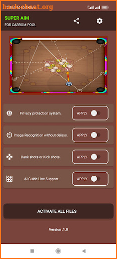 SUPER AIM:FOR CARROM POOL screenshot