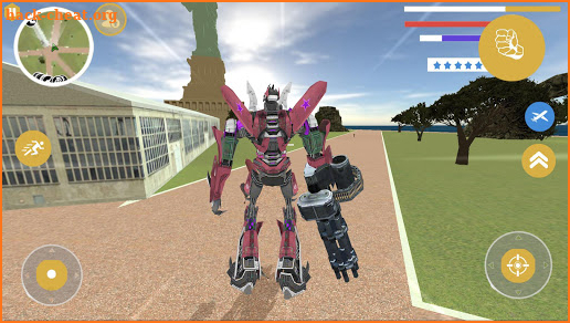 Super Aircraft Robot Transform Jet Robot Shooting screenshot