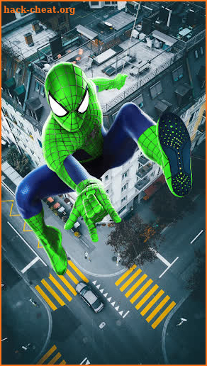 Super Amazing Green Spider Rope Hero Miami Gang screenshot