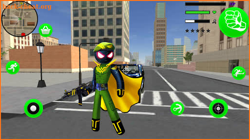 Super Army Stickman Rope Hero Vice Town Crime screenshot