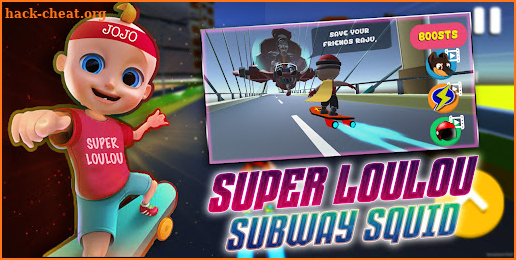 Super Boy LouLou Subway Rush screenshot