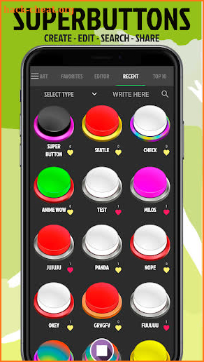 Super Buttons - Record and Share Sound Effects screenshot