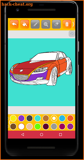 Super Car Colouring Games - Cars Coloring Book screenshot