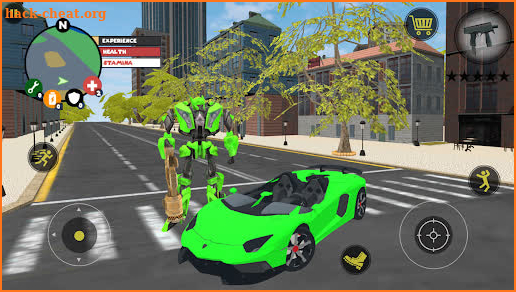 Super Car Robot Transformer: Futuristic Supercar screenshot