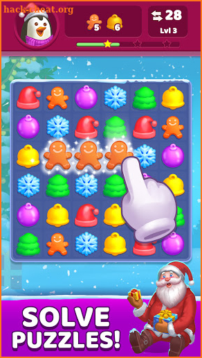 Super Christmas Game 🎄 Christmas Match 3 Game 🎅 screenshot