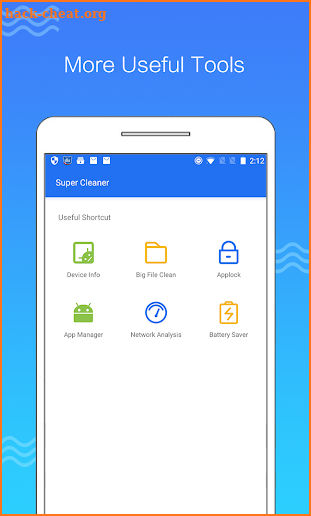 Super Cleaner-Booster, Phone Cleaner, CPU Cooler screenshot