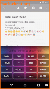 Super Color Emoji Keyboard screenshot