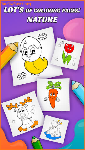 Super Coloring: Nature - Kids screenshot