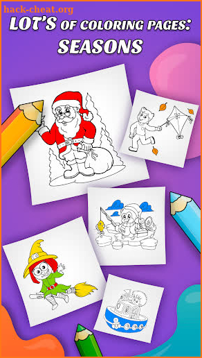 Super Coloring: Seasons for Kids and Family screenshot