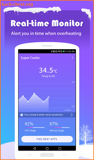 Super Cooler - CPU Cooler & Memory Cleaner screenshot