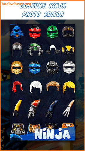 Super Costume Ninja Construction Toys Photo Suits screenshot