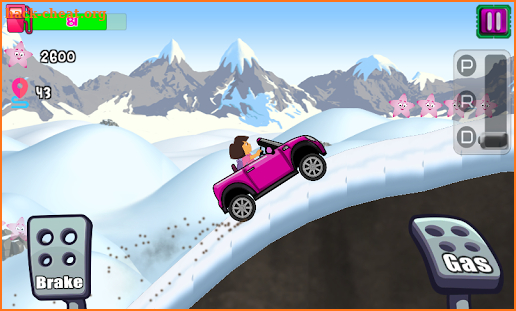 Super Dora Car Hill Climb Driving screenshot