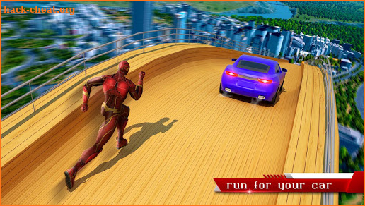 Super Flash Hero Mega Ramp Racing Stunts screenshot