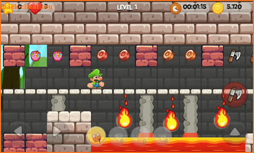 Super Green World - Adventure Run screenshot