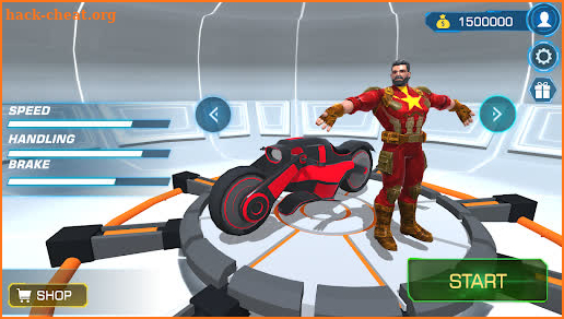 Super Hero Bike Stunt Racing screenshot