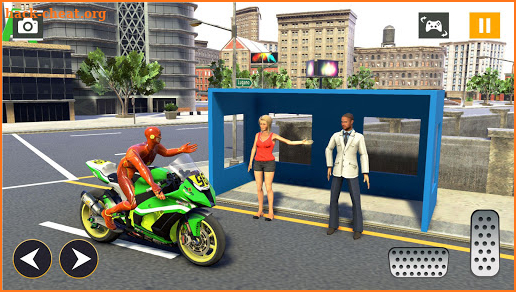 Super Hero Bike Taxi Simulator: Bike Driving Games screenshot