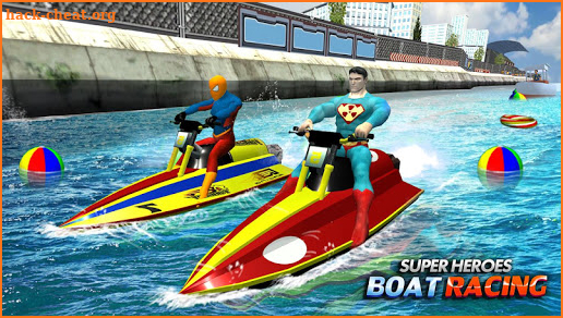 Super Hero Boat Racing screenshot