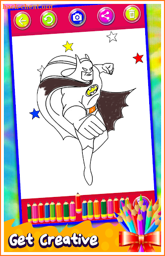 Super Hero Coloring Book for Kids New Coloring screenshot