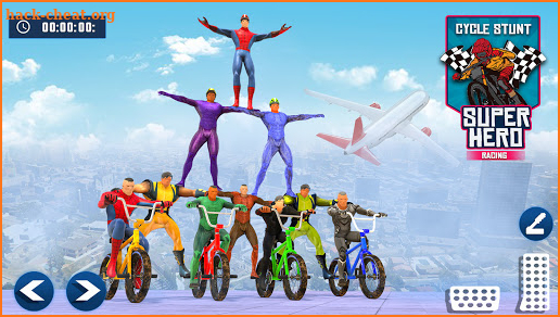 Super hero Cycle Stunt Racing Games BMX Cycle Game screenshot