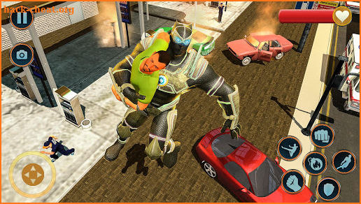 Super Hero Panther Robot Crime City Rescue Mission screenshot