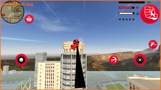 Super Hero Pool Stickman Rope Hero Gangstar Crime screenshot