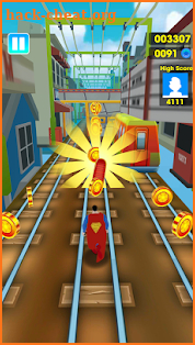 Super Heroes Subway Surf 3D screenshot