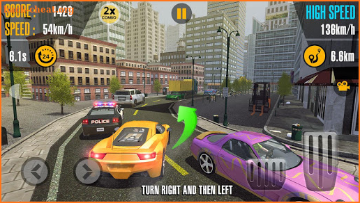 Super Highway Traffic Car Racer 3D screenshot