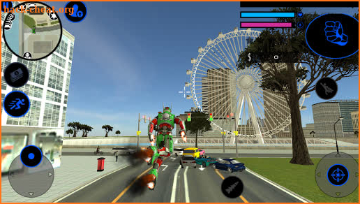 super iron Rope hero Gangstar Crime screenshot