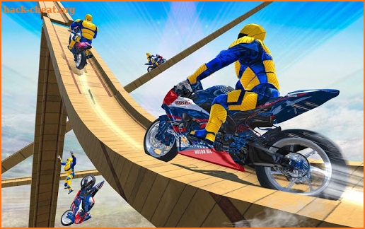 Super Light Speed Robot Bike Stunts screenshot