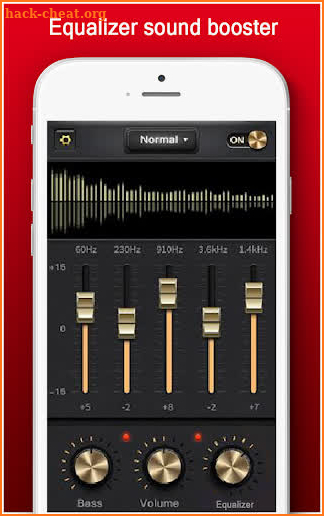 Super loud Equalizer Volume Booster Sound Booster screenshot