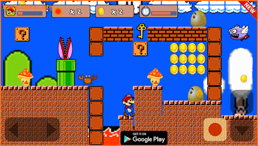 Super Mari World - Classic Game screenshot