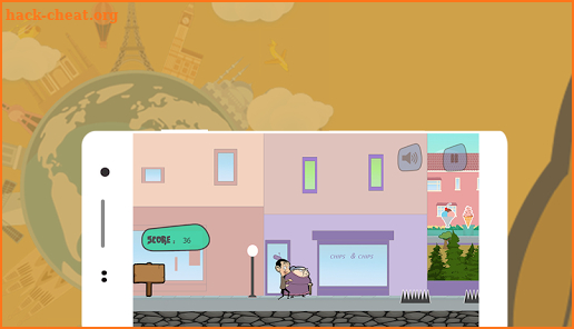 super Mr bean run screenshot