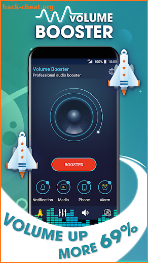 Super Music Volume Booster: Bass Booster Android screenshot