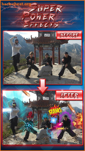 Super Powers Photo Editor ⚡ Super Hero Effects screenshot