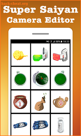 Super Saiyan Camera Editor screenshot
