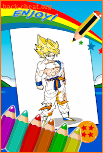 Super Saiyan Coloring Book screenshot