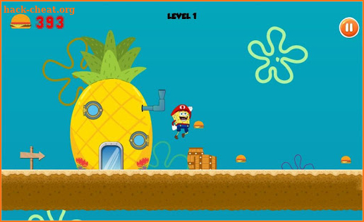 Super Sbob Sponge Adventure Run : the Sweet Burger screenshot