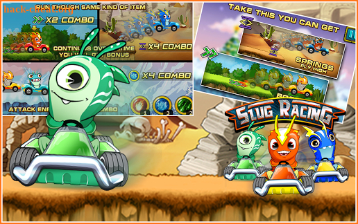 Super Slugs Racing Battle screenshot