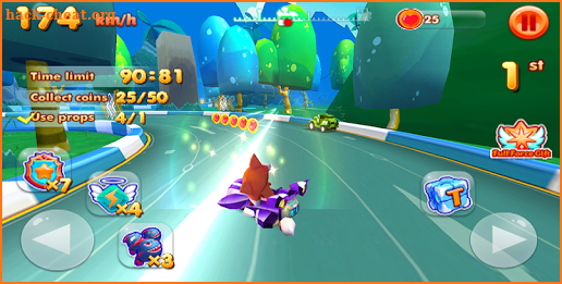 Super Sonic Micky Roadster: Kart  Racing screenshot