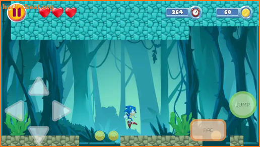 Super sonic run bros rush adventure screenshot