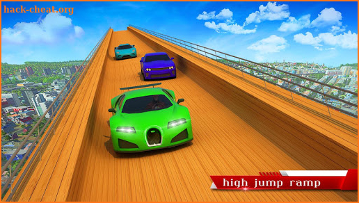 Super Speed Hero Mega Ramp Racing Stunts screenshot