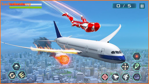 Super Speed Rope Hero : Flying Superhero Games screenshot