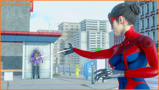 Super Spider: Flying Hero Girl screenshot