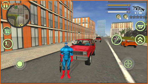 Super Spider Rope Man hero: Crime City Gangster screenshot