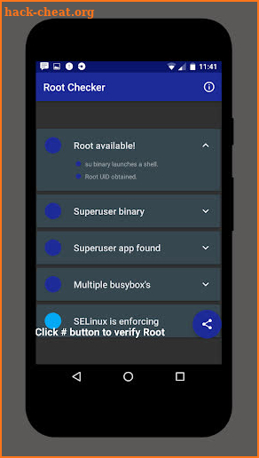 Super su - Root Checker Superuser/SU screenshot