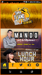 Super Tejano 102.1 screenshot